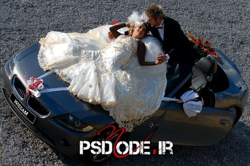 عکس-عروس-و-داماد-در-آتلیه www.psdmode.ir